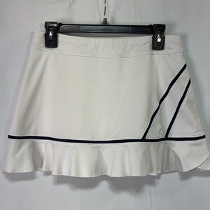 🍡 inphorm navy, and white tennis pickle ball skirt with trunks